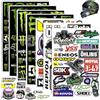 JHXhhthongtong 8 adesivi per moto, sponsor, adesivi Monster Energy, adesivi in vinile, resistenti alle intemperie, per moto, caschi, skateboard, auto, casco e moto fuoristrada
