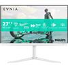 Philips Monitor PC Gaming 27" QHD LCD 2560x1440 Pxl Bianco 27M2N3501PA/00 Evnia