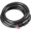 On Bike Antifurto A Spirale Con Combinazione 8x1600 Mm | Lucchetto Cavo Acciaio Rivestito PVC Per Bici Con Codice 4 Numeri Alta Sicurezza Resistente E Flessibile