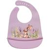 Kiokids Bavaglino In Silicone Con Tasca Kiokids Lavanda