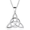 ChicSilver Collana Nodo Celtico Donna Argento 925, Collana Argento Collana Donna Portafortuna Ciondolo con Confezione Regalo
