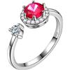 Aurora Tears Birthstone Anello Regolabile in Argento Sterling 925 Splitter Birthstone Aperto Anello Nascita Pietra Gioielli Regalo per Uomini e Donne DR0090 e Placcato Oro