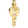 MSPOVOF Chiave dorata Charm 925 Sterling Silver 5A Zirconia per Bracciale Collane Gioielli Regalo per Donne Signore