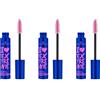 Essence Cosmetics essence I LOVE EXTREME mascara volumizzante waterproof, nero, a lunga tenuta, volumizzante, senza nanoparticelle, confezione da 3 (3x12 ml)