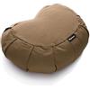BODYMATE Cuscino da Yoga e Meditazione Mezzaluna 42x30x15 cm con Imbottitura in Pula di Grano Saraceno - Rivestimento Lavabile in Lavatrice 100% Cotone extra Spesso - Cuscino da Meditazione - Zafu