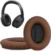 kwmobile 2x Cuscinetto Cuffie Compatibile con Bose Quietcomfort 35 35II 25 15 / QC35 QC35II QC25 QC15 Pad - Cuscinetti Ricambio Cuffie Over Ear Simil Pelle - marrone scuro