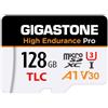 Gigastone [5 Anni Recupero Dati 0] GIGASTONE 128GB Scheda Micro SD, High Endurance Pro, fino a 100MB/s, compatibile con REDTIGER ROVE VIOFO VANTRUE PRUVEEO ARIFAYZ Dash Cam, MicroSDXC UHS-I A1 V30 U3