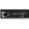 NHOPEEW Autoradio stereo Bluetooth con doppia porta USB, FM, TF, EQ, ingresso AUX, autoradio 1 DIN con lettore MP3 e kit vivavoce Bluetooth, luci a 7 colori