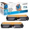 LOSMANN CF217A Toner Cartucce compatibili per HP 17A CF217A per HP Laserjet Pro MFP M130fw M130fn M130fn M130a, HP Laserjet Pro M102w M102a (2 Nero)
