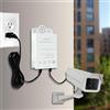 Ailiheng Adattatore 12V-2A per telecamere esterne e sicurezza, mini batteria di backup UPS con capacità 3600 mAh per telecamera esterna di sicurezza leggera DC12V