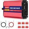 TAGEEBLU 2000w Inverter 24v 220v Onda Pura con Display LCD & EU Presa