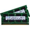 Samsung - Memoria 8 GB per PC portatile - Kit 2x4 GB Dual Channel originale 204 Pin DDR3-1333 PC3-10600 CL9 SO-DIMM per DDR3 i5 + i7 portatile con supporto DDR3 - 1333 MHz