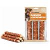 Flamingo snack per cani - bastoncini per cani - R'Hide con pollo e merluzzo - 25 cm - 3 pezzi - 240 g - senza glutine - senza cereali - senza zuccheri aggiunti