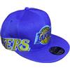 Generico Cappello Compatibile Lakers Viola con Logo frontino Viola Uomo Berretto New Era Basket Sport Gadget Accessorio Idea Regalo Uomo Donna