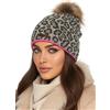 Baesics Berretto lavorato a maglia con pompon per uomo e donna - Caldo berretto invernale unisex con fodera in pile e pelliccia sintetica Pompon One Size - Beanie Style, Colore: rosa., Taglia unica