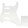 Musiclily Pro 11 Fori ST Battipenna e Piastra Tremolo Set 3 strati Bianco | per Chitarra Elettrica Squier Sonic Strat SSS