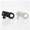 Hopzab 2 clip per luce selfie, morsetto antiscivolo per monitor con vite universale da 1/4, morsetto per fotocamera multiuso per telefono, laptop, treppiede, webcam, luce video LED (nero, bianco)