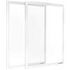 POPPSTAR Cornice magnetica A3 autoadesiva con chiusura magnetica, bianco, 2 pezzi
