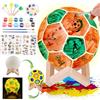 TaimeiMao Regali di luce notturna di calcio fai da te lampada da calcio 3D Kit di pittura con supporto in legno Forniture artistiche per calcio Solo per uso da parte di persone dai 15 anni in su
