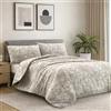 Dorian Home - Set Copripiumino Singolo Cotone 100% Puro, Morbido e Certificato con 1 Sacco Copri Piumino 155x210 + 1 Federa Cuscino Letto 50x80 con Patella di 18 cm, Parure Copripiumino 4 Stagioni