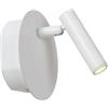 LUCIDE JOLIJN - Lampada da letto ricaricabile/lampada da parete - batteria - Ø 10,2 cm - LED - 1 x 2 W 3000 K - Magnetico - Bianco