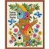 Design Works Crafts Inc. Kit punto croce contato, tessuto di cotone, blu, verde, 1