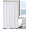 N&Y HOME Tenda da doccia in tessuto con magneti, qualità alberghiera, lavabile in lavatrice, 178 x 183 cm, per bagno