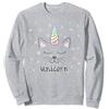 Cat Lover Kitty Women's Ladies Unicorn C Cat Unicorn Shirt Girls Women Kittycorn Cute Cats Fun Gift Felpa