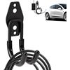 BOXOB Supporto per Caricabatterie per Auto Elettriche, Supporto per Caricabatterie da Parete Durevole Gancio a J in Acciaio per Cavo di Ricarica per Auto Elettriche Organizer per Cavi di Ricarica