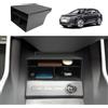 Coleya Scatola Portaoggetti del Console Centrale Compatibile con Audi Q4 e-tron 2021-2026, Audi Q4 e-tron Organizer per Console Centrale con Tappetino Antiscivolo Nero