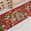 PETTI Artigiani Italiani - Tappeto Cucina Natalizio, Passatoia Cucina Natalizio, Tappeto Natalizio Cucina Antiscivolo e Lavabile, Tappeto per Natale 52x100 cm Soldatini, Made in italy