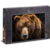 Ulmer Puzzleschmiede - Puzzle Grizzly - l'orso in primo piano - un moderno puzzle di animali