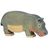 Holztiger 80161 - Figurina in Legno, Soggetto: Ippopotamo