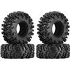 INJORA 1.0 Pneumatici- S5 Swamp Claw Mud Terrain Pneumatici per TRX4M AX24 SCX24 FCX24 1/18 1/24 RC Crawler Car, 56 * 23mm, T1021