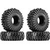INJORA Pneumatici G2 62 * 22 mm 1,0 King Trekker per 1/18 TRX4M, 1/24 RC Crawler, Axial SCX24, FMS FCX24, FCX18, Enduro24, AX24, T1014 (S5)