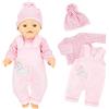 SCBOY Vestiti Per Bambole Vestiti Nenuco Per Bambola 35-43 Cm Vestiti Bambole Reborn (bambole Non Incluse) Con Cappello Pantaloni A Maniche Lunghe Miglior Regalo Per I Bambini