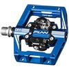 Funn Mamba S Pedali MTB Clipless, Pedali per Mountain Bike con Piattaforma Compatta a Doppio Lato, Compatibili con Tacchetti SPD, Pedali per Bicicletta con Asse in CrMo da 9/16 pollici (Nero)