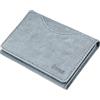 TECHMADE Etres Portafoglio Magnetico - Design Jeans - Portacarte MagSafe Compatibile per iPhone - Protezione RFID - 6 Slot Carte + Tasca Contanti - Slim, Unisex, Antiscivolo (light blu)