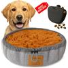BALLONTE Tappeto Olfattivo Cane con Sacchetto Snack - Gioco Interattivo per Cani, Snuffle Mat Antiscivolo Lavabile, Tappetino Sensoriale per Addestramento e Slow Feeding