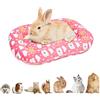 BellyBloom 1 confezione da 45 x 32 x 5 cm, lavabile, reversibile, in peluche, per animali domestici, coniglietto, gattino, letto per cani di piccola taglia, gatti, letto in peluche per conigli, 1,5-3