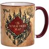 Elbenwald Harry Potter tazza di pilota rum round tumper ceramica 320ml beige rosso