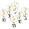 Oktaplex lighting Oktaplex lampadine LED E27 con filamento classe di efficienza energetica A set di 6 bianco caldo 2700K 806lm 3.8W equivalente 60W