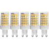 HUAMu Confezione da 3 Lampadine a LED G9 da 10W equivalenti a 150W Alogene, 86 LED, 1000Lm, Angolo di Diffusione 360°, Ultra Luminose, AC 220-240V, Non Dimmerabile, 3000K Bianco Caldo