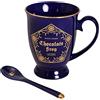 Elbenwald Harry Potter Samamel Cup Schokofrog Motif con cucchiaio 270ml in ceramica blu