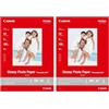 Canon GP-501 Carta Fotografica Lucida Formato A4 (5 fogli) - 200g/m² (Confezione da 2)
