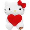 Joy Toy Hello Kitty con cuore ECO-peluche 14x13x24 cm