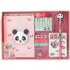 Depesche 13904 TOPModel Create Your Diary - Set diario con taccuino Rosa e Testa di Panda 3D, incl. Nastro washi, Adesivi, Matita e Molto Altro.