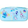 PERFECTSIGHT Custodia da trasporto per Nintendo Switch OLED, custodia rigida da viaggio Kawaii con 12 slot per schede di gioco, custodia protettiva interna per console NS e accessori (blu)