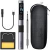 SiRyder HS 02A Saldatore Intelligente, DC 9-24V Soldering Kit Riscaldamento Rapido100w Con Testa Di Saldatura Kit Saldatore Portatile