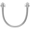 Haosie Fibbia per porta in acciaio inox 45 cm | Montaggio esposto, Cavo di controllo accessi, Protezione linea, Difensore